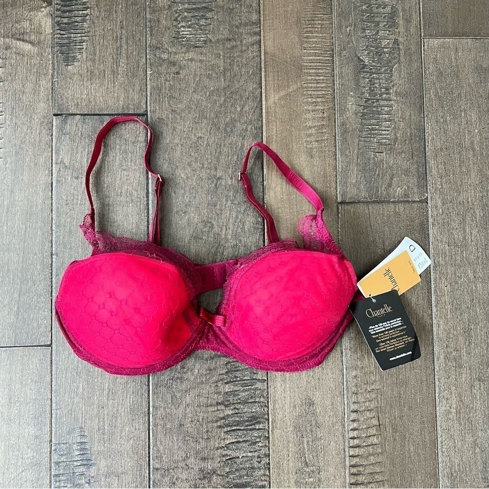Chantelle Sexy Push Plunge Bra Red 34D
